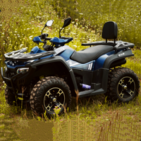 Quad 4x4 2 places, véhicule tout-terrain, direction assistée électrique EPS, suspension indépendante, 2 roues motrices, 4 roues motrices, utilitaire tout-terrain