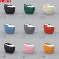 WC monobloc moderne de haute qualité en céramique, forme œuf, couleur unie, pour salle de bain