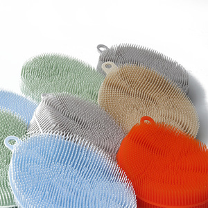 Silicone Bath Brush Oval 15x10x3cm For Scalp Cleaning And Shampooing Tool - Product Image 4