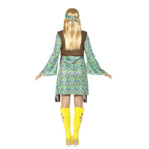Fábrica al por mayor de encargo de la trajes hippie ropa <span class=keywords><strong>mujer</strong></span> 70s vestido traje 60s traje de Halloween <span class=keywords><strong>para</strong></span> las mujeres - Product Image 4