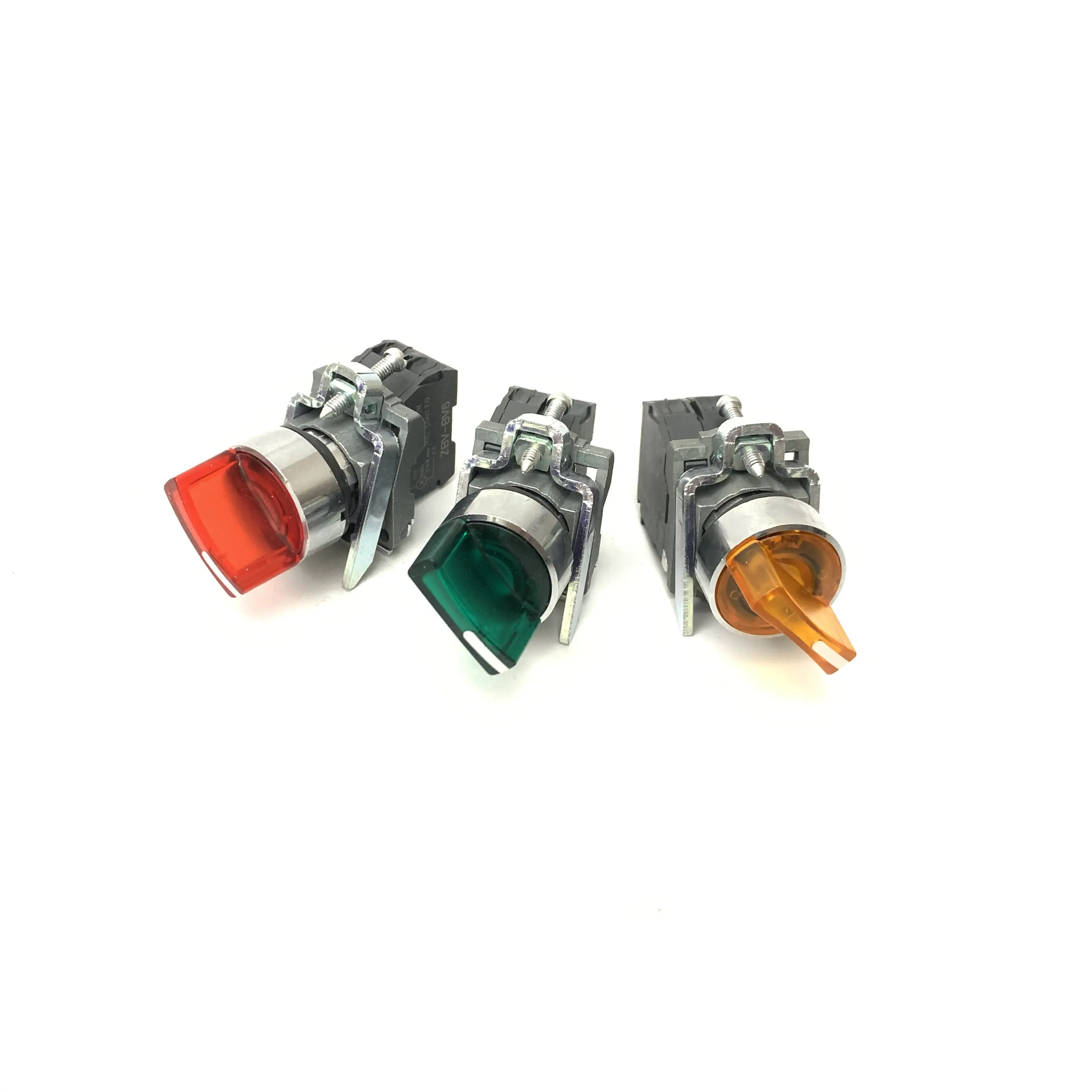 Interruptor Selector giratorio XB4 Series, 2 posiciones, 3 posiciones, con luz