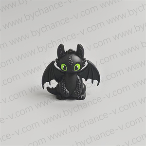 Figura de Dragón Volador Fúria Nocturna de Animación de Moda, Colgante, Amuleto, Juguete Barato para Niños, para Huevos Sorpresa y Relleno de Bolsas de Regalo para Fiestas - Product Image 4