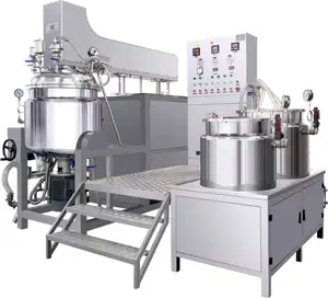 Promake Guangzhou factory direct sales! 50L upper homogeneous cosmetics high-shear dispersion homogenizer mixing equipment