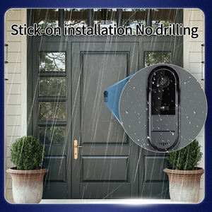 กริ่งประตูอัจฉริยะระบบเสียงสองทางพร้อมกล้องวิดีโอติดประตูขนาดเล็กมองเห็นในเวลากลางคืนด้วยอินฟราเรดกันน้ำกล้องโทรศัพท์ที่มีหน้าจอแสดงผล - Product Image 5