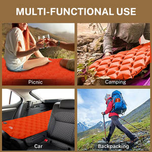 Homful Camping Ultralicht Geïsoleerde Slaapmat Backpacken Wandelen Lichtgewicht Slaapkussen Voor Kamperen - Product Image 4