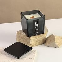 Ensemble de parfums d'intérieur écologiques de luxe personnalisés : bougie parfumée en cire de soja, diffuseur à bâtonnets et spray d'ambiance