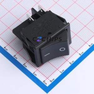SS31-BBIWQ-RD40-R Rocker Switch Through hole Component (THT) Switch 32.2mm 25.2mm 19.2mm Concave Bend - Product Image 1
