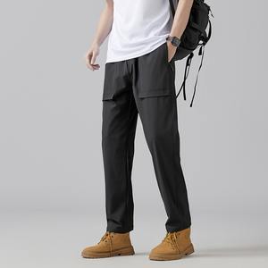 Usine léger en plein air hommes lâche Cool confort pantalons de sport décontractés séchage rapide droit Slim Fit Joggers pantalon - Product Image 1