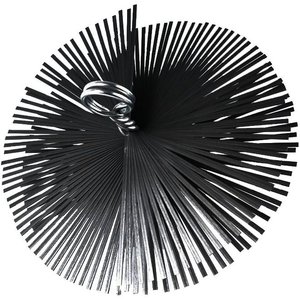 Spazzola per Camino IDEAL STAR 300 mm con Filo in Acciaio Inox e Manico in Ferro con Design Piatto in Plastica Nylon per Pulizia Casa e Auto - Product Image 2