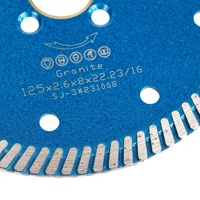 Lame diamantée de qualité supérieure JDK de 6 pouces pour la découpe du granit et du quartz