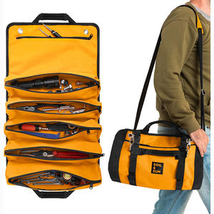 Échantillon gratuit Sac à outils roulant robuste personnalisé en toile avec boucles à dégagement rapide - Product Image 5