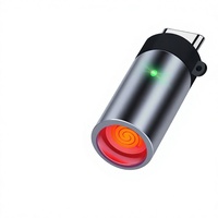 Allume-cigare en alliage d'aluminium à brancher, sans batterie, mini-format, exclusif pour smartphones, compatible avec les ports Type-C, fabriqué en Chine