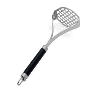 Triturador de Patatas con Mango Resistente al Calor y Placa de Prensa Redonda Grande para Verduras, Frutas y Alimentos para Bebés 01BB045 de Acero Inoxidable - Product Image 4