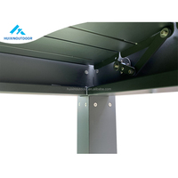 Pergola à lames orientables à manivelle, auvent réglable en aluminium, garantie 15 ans pour un balcon optimisé au soleil
