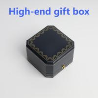Caja de Anillos de Compromiso Clásica Azul Rey, Resistente al Agua, con Cierre Magnético, Tamaño Pequeño de Bolsillo, Estuche para Joyas