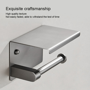 Salle <span class=keywords><strong>de</strong></span> bain d'hôtel Style moderne métal acier inoxydable 304 étagère <span class=keywords><strong>de</strong></span> téléphone stockage porte-<span class=keywords><strong>papier</strong></span> hygiénique avec <span class=keywords><strong>rangement</strong></span> - Product Image 5