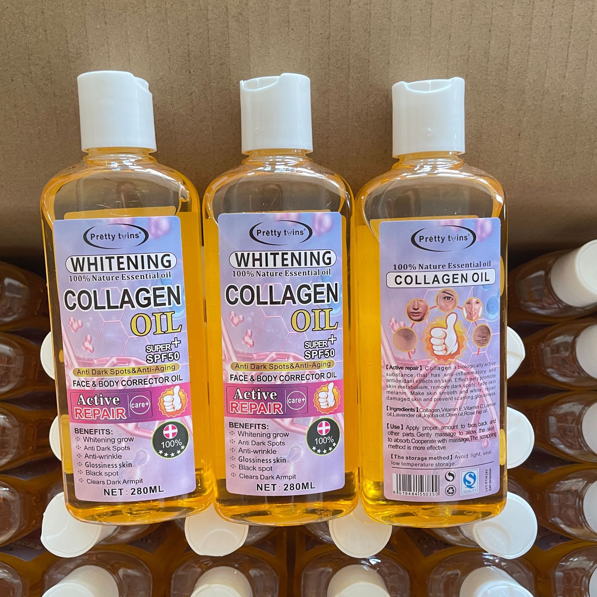 280 ml d'huile de collagène