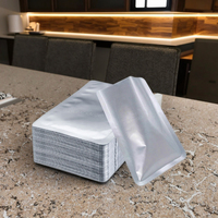 Sacs en feuille d'aluminium mylar thermoscellables à zip-lock double face de qualité supérieure Plastique refermable pour surface imprimée gravure gelée alimentaire