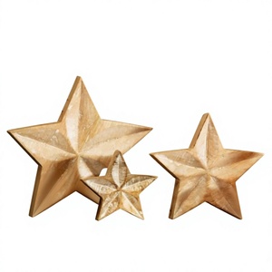 Handcrafts Twinkle Star <b>Object</b> Interior Home Decor Natural Finished Christmas Decoration Customize Stars Accent Table Accessory - Product Image 1