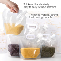 Sac de Rangement d'Eau Pliable de 1,3 Gallon, Bidon d'Urgence en Plastique pour Sport de Plein Air et Camping