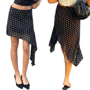 Falda Larga para Mujer, Precio de Fábrica, Nueva Falda Romántica de Playa para Verano, Diseño Sexy con Abertura, Venta al Por Mayor, Personalizable - Product Image 1