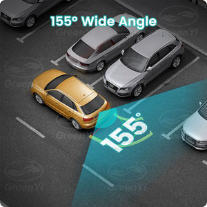 Telecamera Posteriore per Auto GreenYi AHD con Traiettoria Dinamica e Linee Guida Intelligenti per Parcheggio, Universale per Veicoli, Visione Notturna per Retromarcia - Product Image 3