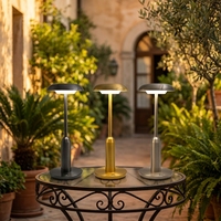 Meistverkaufte Luxus-Tischlampe mit Batteriebetrieb für Hochzeiten und Events, Touch-Dimm-Funktion, Kabellose Tischleuchte für Restaurant-Esstische
