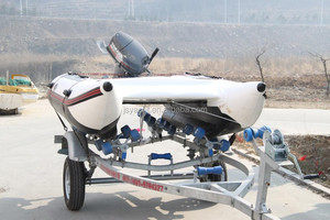 Bateau de pêche gonflable de 3.3m (10'8) avec moteur pour tirer les blessures de l'eau dans les situations de sauvetage - Product Image 6