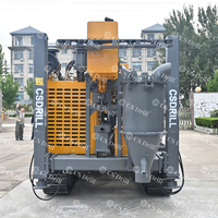 CSRC500 Rig de forage automatique à changement de tige, alimenté au diesel, avec moteur et boîte de vitesses, pour le forage de puits d'eau et de sondages à haut rendement