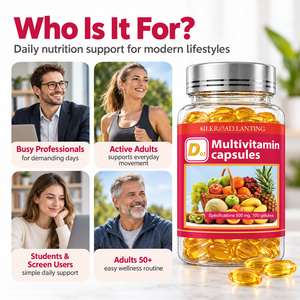 Cápsulas Multivitamínicas 500 Mg 100 Unidades con Vitamina D3, Refuerzo Inmunológico, Suplemento Diario Orgánico - Product Image 5