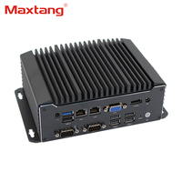 Mini ordenador industrial basado en procesador Intel Bay Trail sin ventilador 2 LAN Intel Celeron J1900 J1800 CPU 8GB DDR3L Mini PC con WIFI