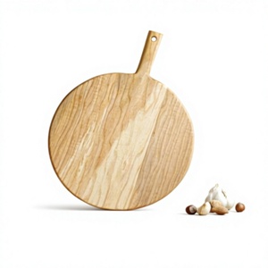 Planche à découper en bois naturel, planche à découper artisanale pour la cuisine, idéale pour les légumes, les fruits, la viande, le pain, le fromage et les aliments de tous les jours - Product Image 1