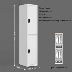 Armarios de Acero con Dos Puertas y Cerradura, para Ropa de Gimnasio, Ecológicos y Duraderos, Modelo <span class=keywords><strong>2026</strong></span> - Product Image 6