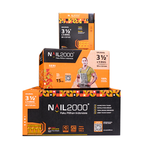 Clavos Industriales de Acero Pulido con Cabeza Estriada para Estructuras y Cubiertas - Product Image 1