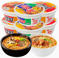 Wholesale Korean Style Small Bowl Instant Noodle 86g Beef Flavor Hot Spicy Low MOQ Bulk Ramen for Resale Supermarket Supply