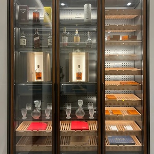 Custom <b>Large</b> Luxury Wine Cabinet Electric/battery Dual-zone Temperature Control Stainless Steel Construction for Commercial Use - Product Image 5