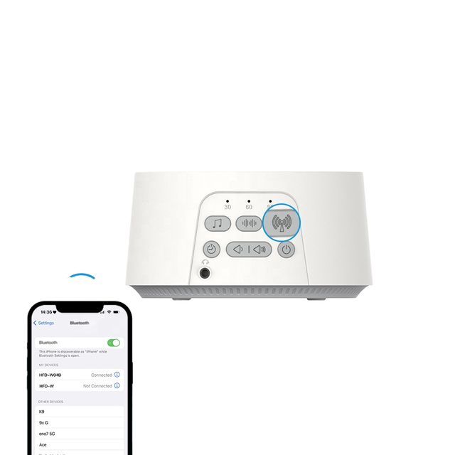Hi-FiD Outdoor High Fidelity White Noise Machine with Real Fan Sound for Sleeping Relaxation Baby & Adult