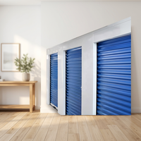 Volets roulants électriques en alliage d'aluminium de style européen, automatiques, anti-effraction, sécurité renforcée, sur mesure pour entrepôts et villas