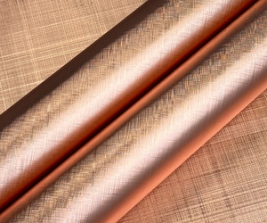 <span class=keywords><strong>Film</strong></span> décoratif métallisé PVC brossé or rose moderne pour surfaces intérieures d'hôtels et d'ascenseurs - Product Image 2