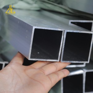 Tubes rectangulaires de forme carrée en Aluminium, 2 pièces, 25x25mm d'épaisseur 2 mm - Product Image 4