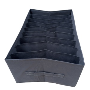 Vuông vải jeans hộp bộ sưu tập nhà không dệt có thể gập lại <span class=keywords><strong>Organizer</strong></span> ngăn vải lưu trữ hộp - Product Image 1