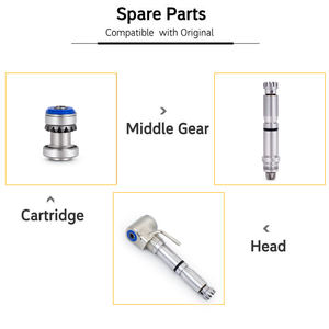 Contre-angle pour implants dentaires 20:1, embouts à bouton-poussoir, perceuse à grand couple, pièce à main pour implants à fibre optique, pièce à main dentaire électrique - Product Image 5