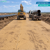 Tapis creux professionnel OEM de 102 mm avec connexion par boulons et surface de protection du sol pour zone d'équipement