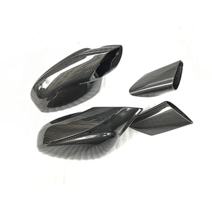 Cubierta de Espejo Retrovisor de Fibra de Carbono Real Resistente a Arañazos para <span class=keywords><strong>Ferrari</strong></span> 488, Piezas Modificadas - Product Image 5