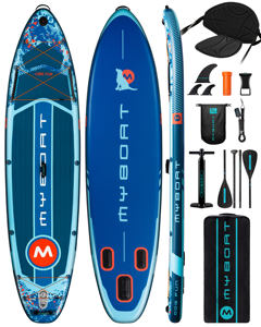 Tabla de Paddle Surf <span class=keywords><strong>Hinchable</strong></span> OEM Drop Stitch para Pesca SUP con 3 Aletas, Precio Mayorista, Dropshipping - Product Image 1