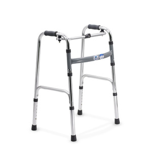 Aide à la marche réglable en alliage d'aluminium pour personnes âgées et handicapées avec mécanisme de réglage de hauteur fixe et interactif - Product Image 2