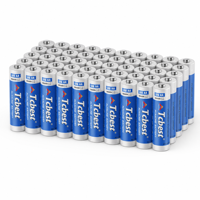Pila Alcalina AA de 1.5V, 100 Minutos de Descarga, Anti-Fugas, Marca Privada OEM para Linterna, Reloj, Venta al Por Mayor