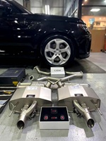 Knalpot Valvetronic Catback Performa Tinggi Baru untuk Range Rover Sports 2020 3.0T Stainless Steel
