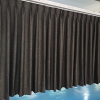 Guangzhou Supplier Offers Wholesale 100% Polyester Church Curtains & Backdrop Decoration Blackout with Grommets for Hotels