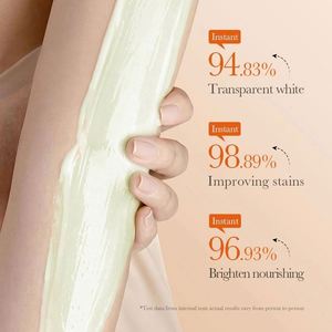Crème Corporelle Éclaircissante Puissante pour Genoux, Aisselles et Élimination des Taches Noires, Spécialement Conçue pour Peaux Foncées - Product Image 5